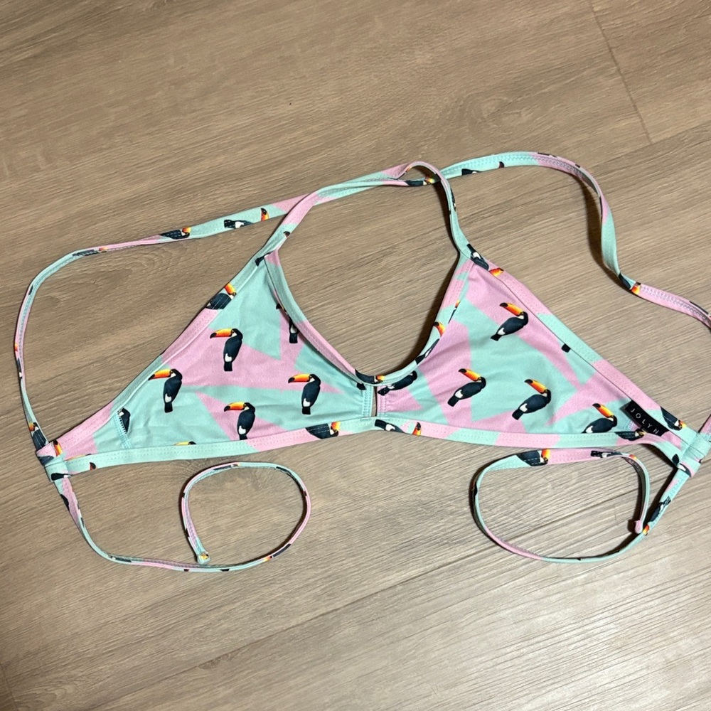 Jolyn Vent Bikini Top - Tucan Design